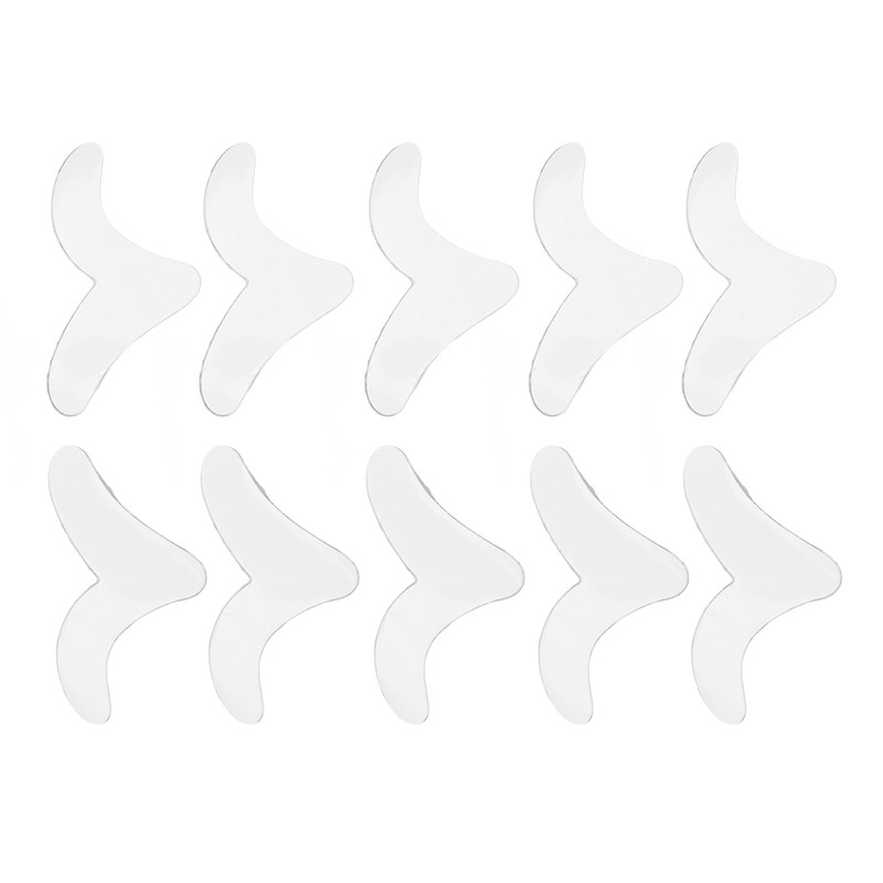 10 Pcs Wrinkle Stickers Hydrogel V Shape Moisturizing Nasolabial Folds