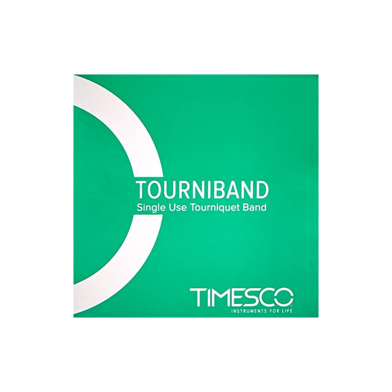 Timesco D80.100 Tourniquet-2.5 cm x 45 cm (Pack of 25)