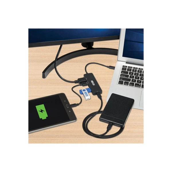 Tripp Lite U444-06N-H3UC2 USB C Multiport Adapter, 4K 60Hz HDMI,