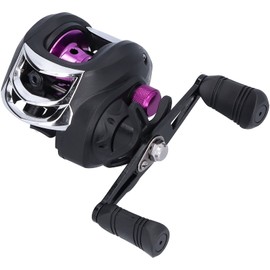 Baitcasting Reel 17+1 Bearing 7.2:1 Baitcasters Spinning Reel Strong Corrosion Resistance Saltwater Baitcasting Reel(Left hand)