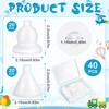 Fabbay 40 Pcs Nasal Aspirator Replacement Tips Silicone Tips for