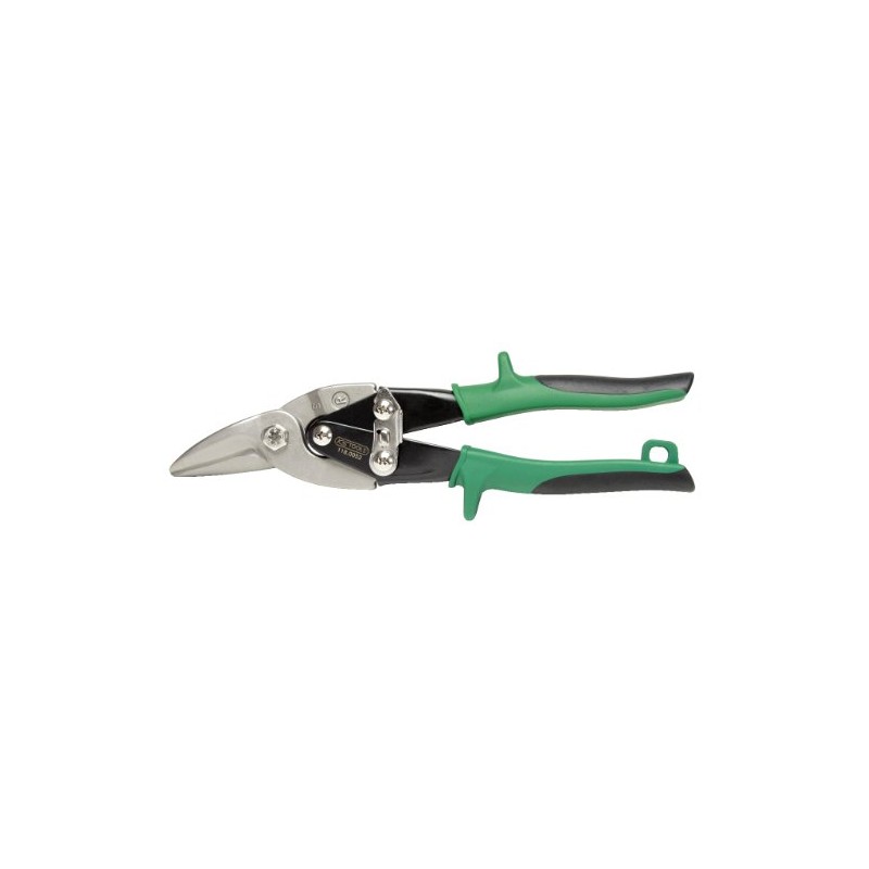 KS Tools 118.0052 Tin snips sheet metal shear, self opening,