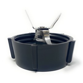 Replacement Parts Compatible with Osterizer Oster Blender Blades Assembly with 4961 Blender 4-Point Fusion Blade, 4902 Jar Bottom Cap and 2 Rubber Sealing Gaskets [60-073]