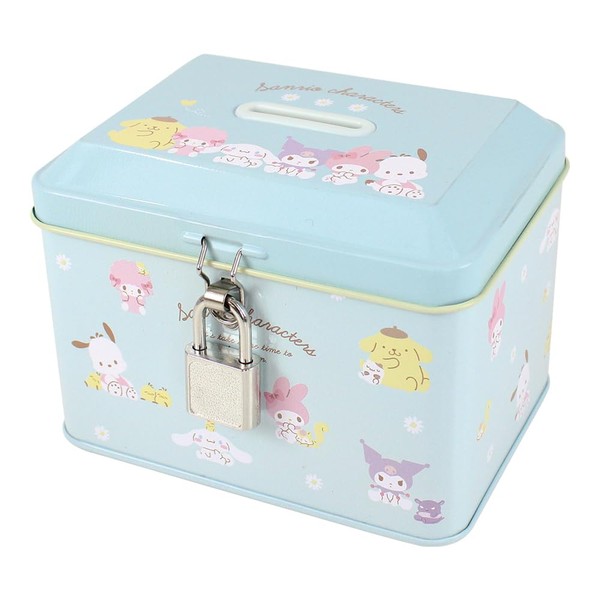 Tees Factory Sanrio SR-5542860DM Can Bank with Keys, Daisy Mix H 3.3 x W 4.4 x D 3.3 inches (8.4 x 11.3 x 8.3 cm)