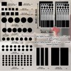 LED Light Blocking Stickers, Blackout Stickers Light Dimming Stickers for