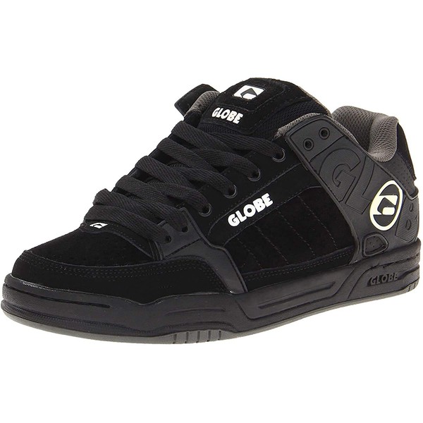 Globe Men's TILT Sneaker, Black/Black TPR, 12 M US