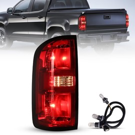 Winjet - Tail Lights Assembly with Bulbs & Harness Compatible with 2015 2016 2017 2018 2019 2020 2021 2022 Chevy Colorado Rear Taillight Brake Taillights Replacement (Left Driver Side)
