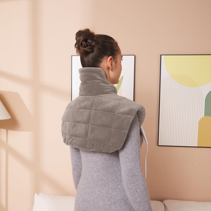 2024 Ruqiji 19" x 24" Super Soft Microfiber Weighted Neck&Shoulder
