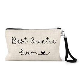 Auntie Birthday Gift from Niece, Best Auntie Gifts, Auntie Makeup Bag, Auntie Gift, Auntie Gift from Nephew, Thank You Auntie Gifts (Best Auntie Ever (Unpersonalised))