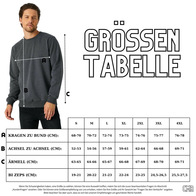 Comeor Sweatshirt Herren Pullover Ohne Kapuze