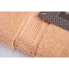 Towel To Gau Twisted Terry Bath Towel 70 x 140 cm Terry Cloth 600 g/m² 100% Cotton Shower and Bath Towel Colour Beige (Frosted Almond)