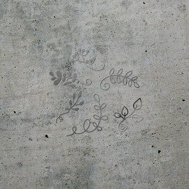 Decal Stickers of Floral Elements (Metallic Silver) (Set of 2) Luxury Weatherproof Vinyl Decal Stickers for Laptop Desktop Smartphone Car Dirt Bike Wall Room Mason Jar BathtubANDsticc32133SI03.24.22