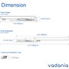 VADANIA 12" Undermount Drawer Slide, Push to Open, Bottom Mounted