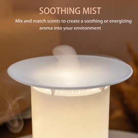 Lifgtzyn Mini Diffuser 100ml, Ultrasonic Aromatherapy Oil Diffuser, 7 LED Lights, Suitable for Room, Bedroom, Nursery, Office, Car, Cold Mist Air Humidifier, Auto Shut-Off