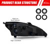 ADCARLIGHTS for Ford Focus 2000-2004 Headlight Assembly for 2000 2001