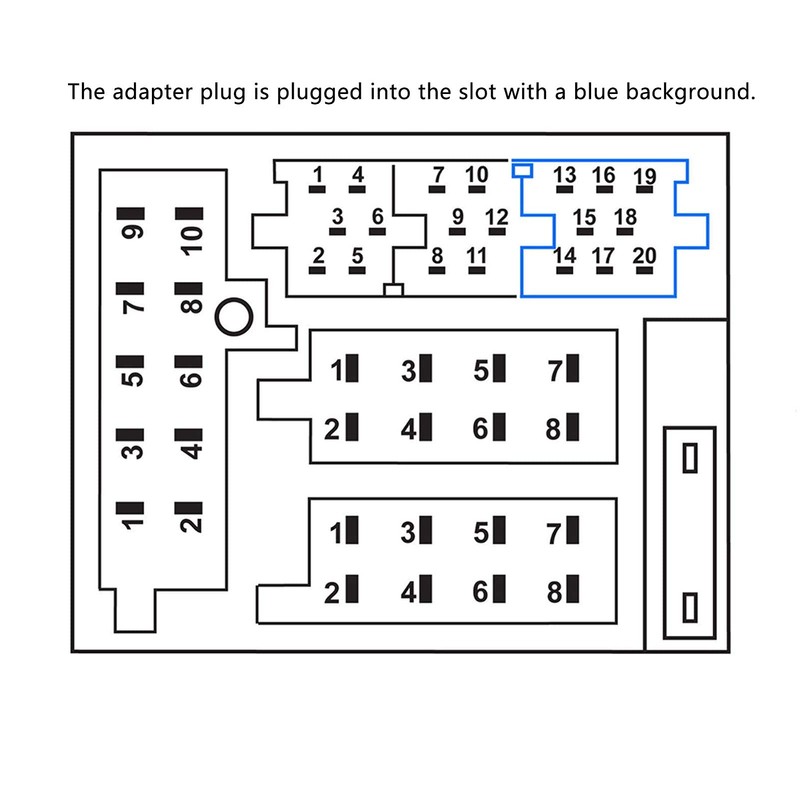 EBTOOLS Bluetooth Audio Adapter Cable Car Bluetooth Audio Module Adapter