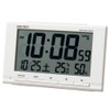 Seiko Clock SQ789W Table Clock, White, Product Size: 3.6 x