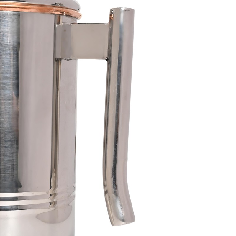 Copper and Stainless Steel Jug | Outer Stainless Steel and