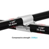 OTTFF 10 Set 1-3/8" Greenhouse Cross Grid Connector, Pipe Clamps