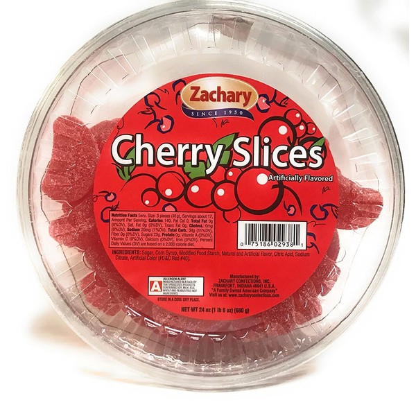 Zachary 24oz Jelly Tubs (Cherry Slices)