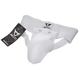 Ringhorns, Charger Kids Groin Guard with Bracket Unisex Kids 12 Years White