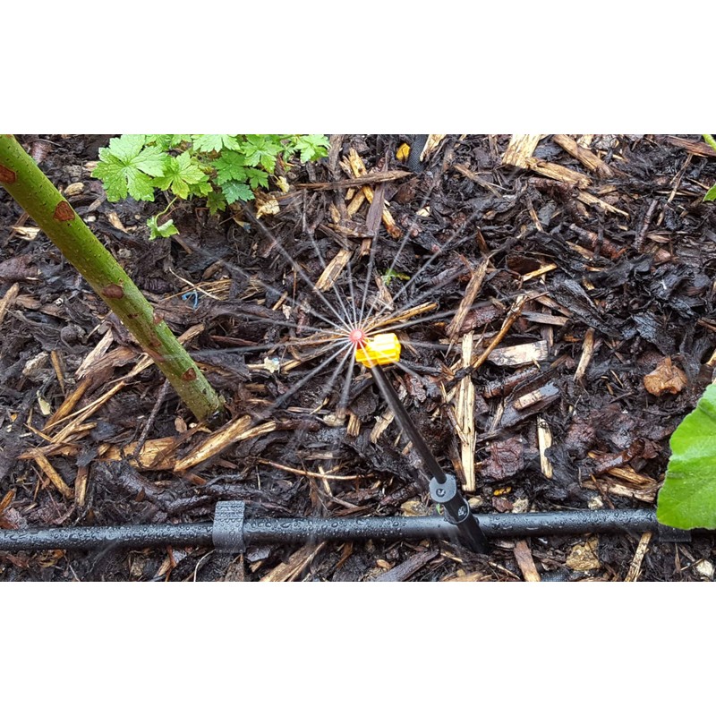 adjustable 360 degree sprinkler heads,screw onto riser tubes or into