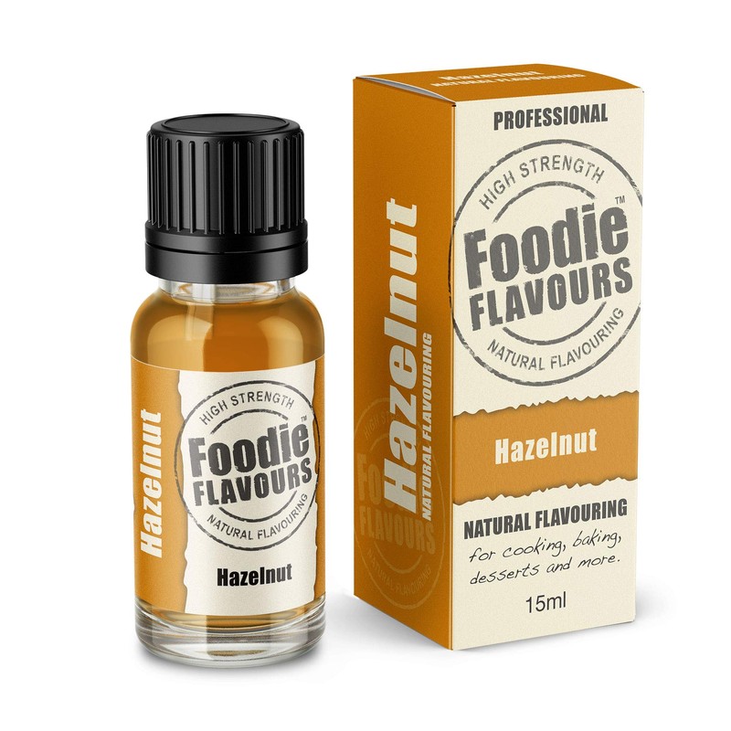 Hazelnut Natural Flavouring 15ml - Foodie Flavours