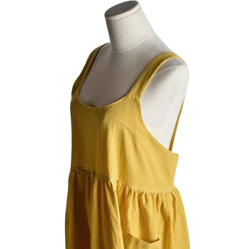 Nanxson CF3088 Women's Cotton Linen Apron Kitchen Apron Bib Apron