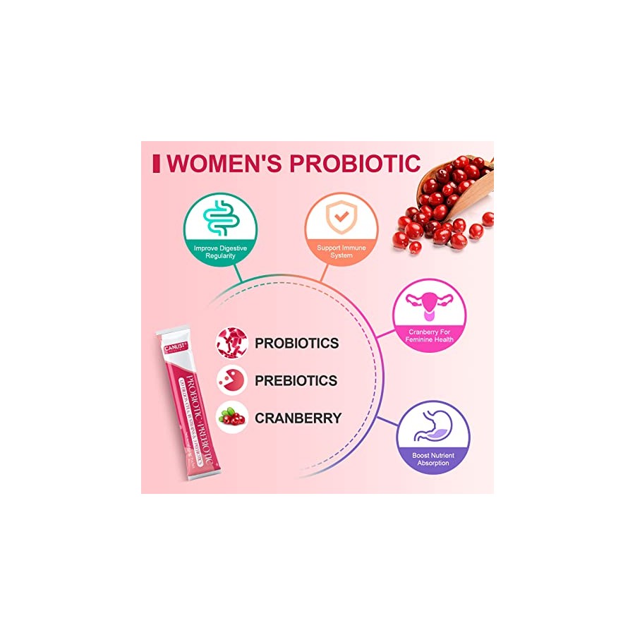CANLIST Women's Probiotic Powder - Digestive & Immune Support