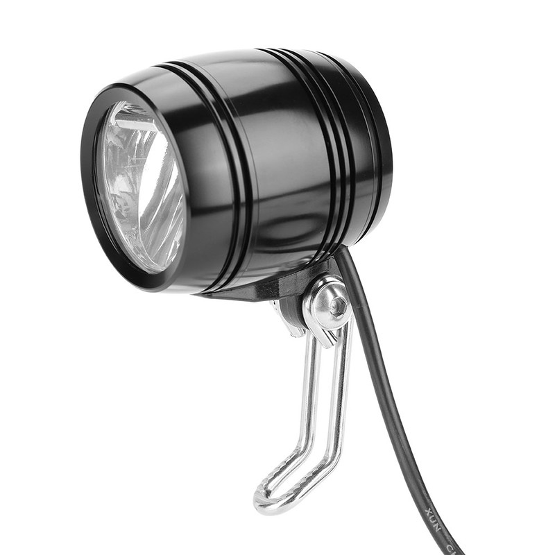 LED Aluminum E bike Headlight Horn 2 In 1 Set