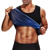 BODYSUNER Sauna Suit Sweat Vest Workout Tank Top for Men