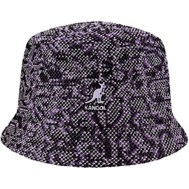 Kangol Unisex Vogelseye Maze Bin Beret Hat, Digital Lavender/Dk Berry