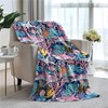 Shark Ocean Pink Blankets for Couch Sofa Bed Throw Blanket