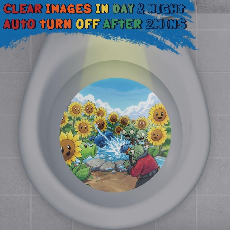 Faivykyd Potty Training with Zombie Target, Clear Zombie Pee Light,