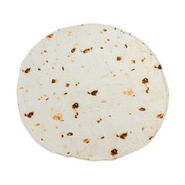 Kid Burrito Rug Baby Washable Fluffy Round Double Sided Plush Food Pattern Carpet Home Decoration 63 X 63in Type A