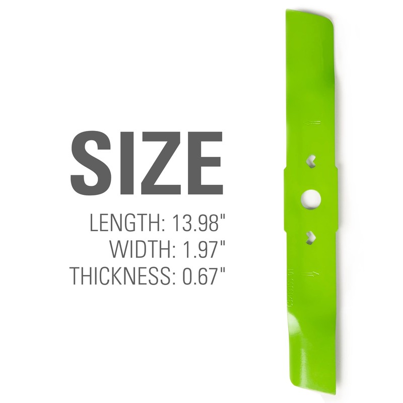 Greenworks Replacement Lawn Mower Blade (14" Mower : MO48L2212)