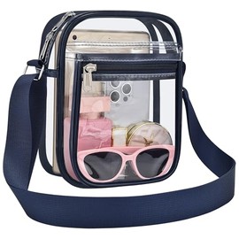 USPECLARE Clear Purse for Stadium Events Clear Messenger Bag for Men and Women