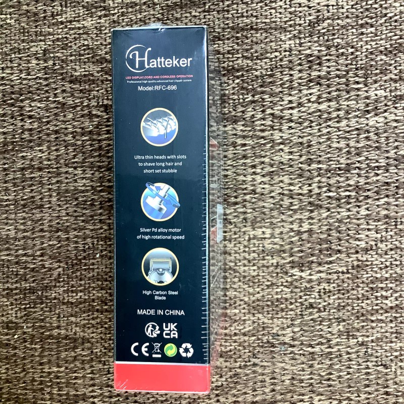 Hatteker RFC-696 Wireless Hair Clipper Trimmer LED Display NEW!!!