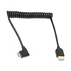 HD Multimedia Interface Cable 8K 48Gbps Right Elbow Mini HD