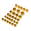 MAD HORNETS 30pcs Motorcycle Gold Plastic Hexagon Socket Screw Covers