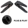SAUTVS LED Taillights for Can Am X3, Red Rear Brake