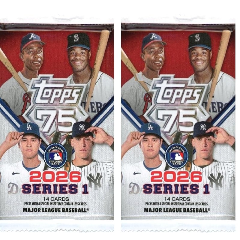 2PACK - 2026 Topps Series 1 Baseball Exclusive Factory Sealed