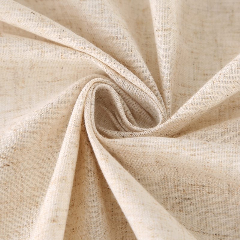 SUCHDECO Beige Tablecloth Linen Rectangular Tablecloth Washable Kitchen Tablecloth for
