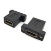 Poyiccot HDMI Coupler Adapter Connector, (2-Pack) Golden Plated HDMI Female