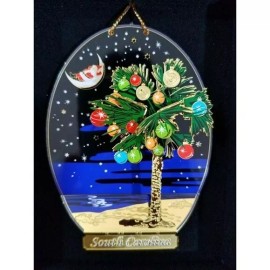 Nations Treasures South Carolina Palmetto Palm Tree Ornament Decorated Brass Nations Treas…