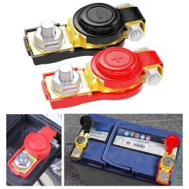 CHUSYYRAY Brass Battery Terminal Positive & Negative Clamps Connectors For Marine Car Boat