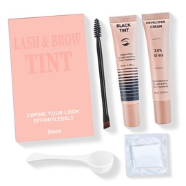 Troocolor Eyebrow Color Lash Color Black Kit for Natural Black Brows Lashes Results