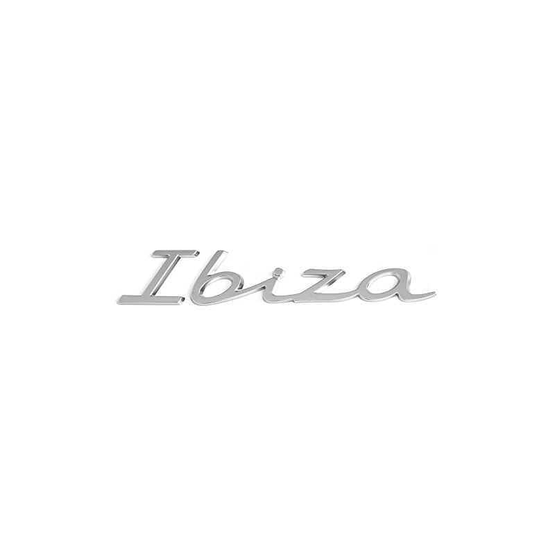 Seat 6F08536873Q7 Lettering Ibiza Emblem Logo Model Name Cursive Font