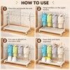 40oz Tumbler Water Bottle Organizer Rack, Metal Cup Holder and