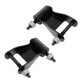 TRQ Rear Leaf Spring Shackle Kit L R PAIR Compatible with 94-02 Dodge Ram 2500 3500 w 3" Spring